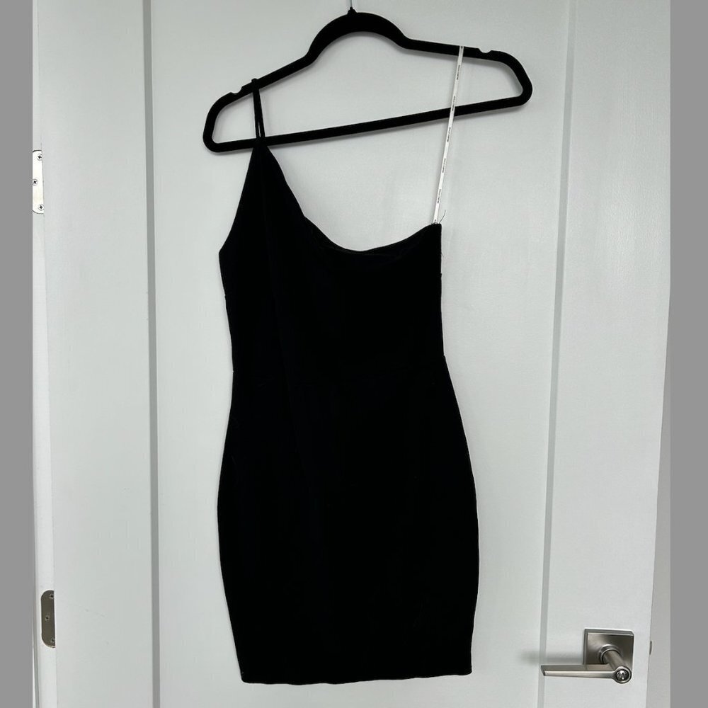 One shoulder mini dress